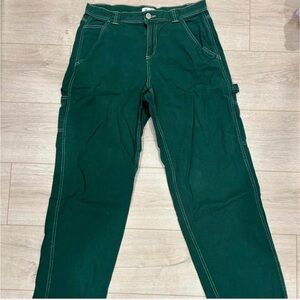 Garage Forest Green Carpenter Pants